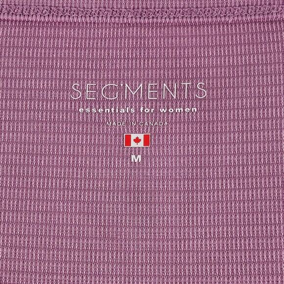 SEGMENTS ESSENTIALS WOMEN'S PINK WOVEN V-NECK CASUAL BLOUSE TOP SIZE MEDIUM - Picture 3 of 7